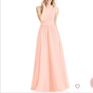 Azazie Molly Dress in Coral, size 8, like new condition!